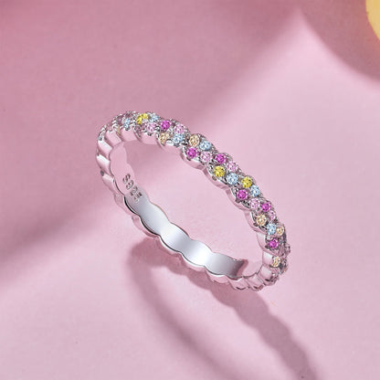 [Luxe Jewelry]Dainty Ebullient Round Cut Daily Ring