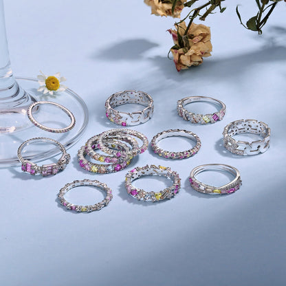 [Luxe Jewelry]Dainty Ebullient Round Cut Daily Ring