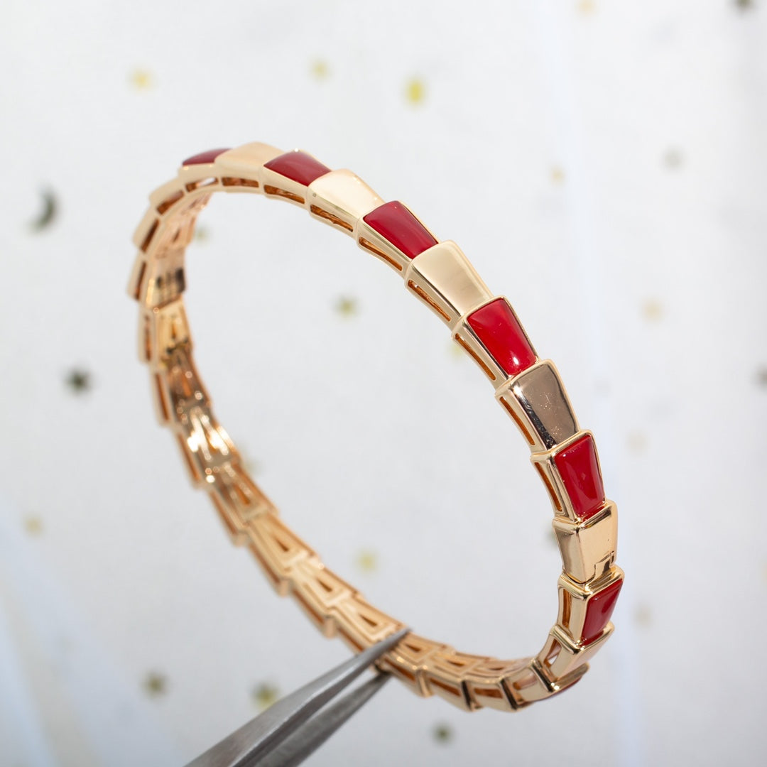 [Luxe Jewelry]SERPENTI BRACELET PINK GOLD RUBELLITE