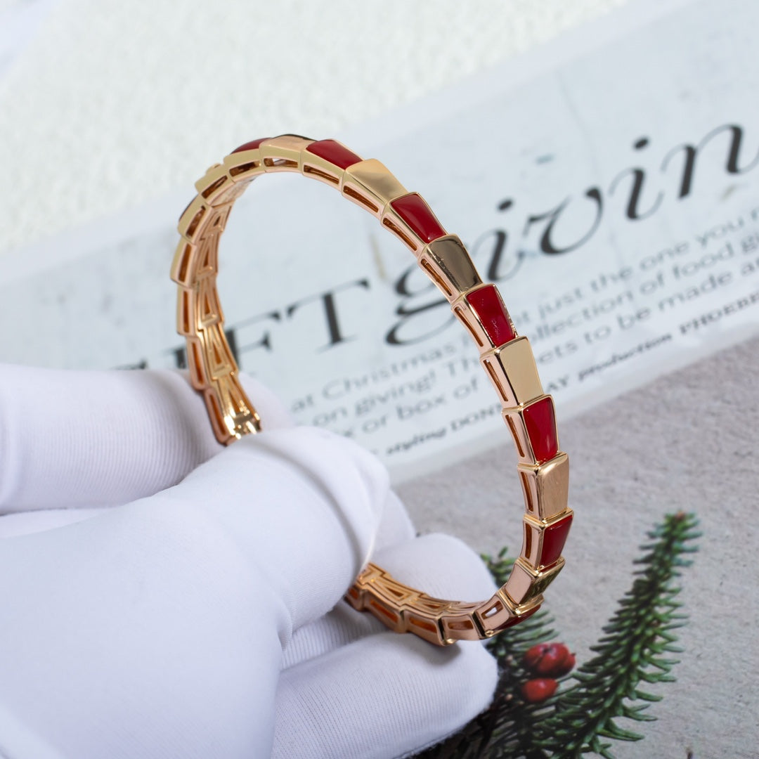 [Luxe Jewelry]SERPENTI BRACELET PINK GOLD RUBELLITE