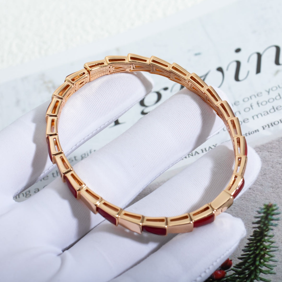 [Luxe Jewelry]SERPENTI BRACELET PINK GOLD RUBELLITE