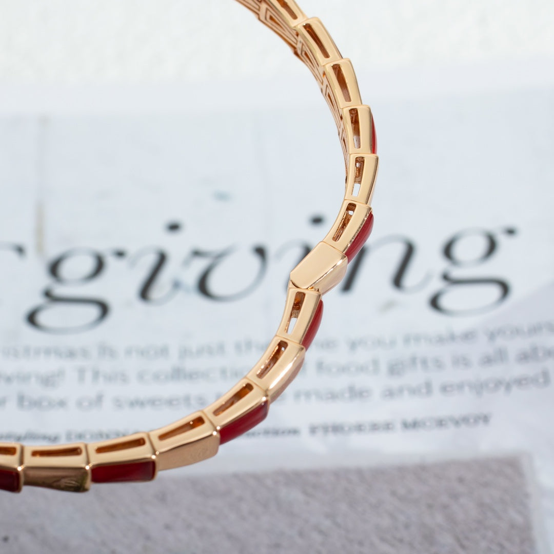 [Luxe Jewelry]SERPENTI BRACELET PINK GOLD RUBELLITE