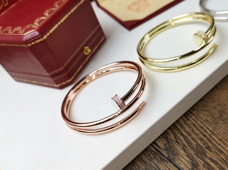 [Luxe Jewelry]JUSTE BRACELET 3.5MM DOUBLE ROW DIAMOND