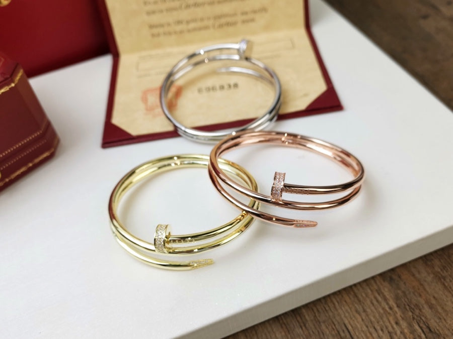 [Luxe Jewelry]JUSTE BRACELET 3.5MM DOUBLE ROW DIAMOND