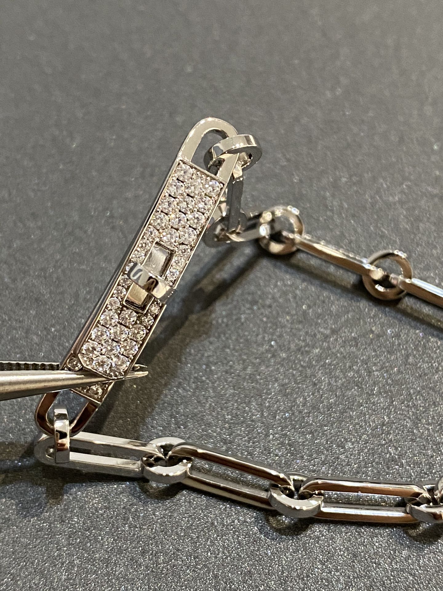 [Luxe Jewelry]CHAINE BRACELET SMALL MODEL DIAMOND