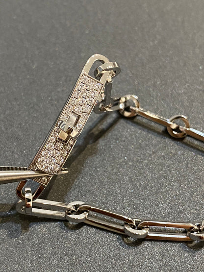 [Luxe Jewelry]CHAINE BRACELET SMALL MODEL DIAMOND