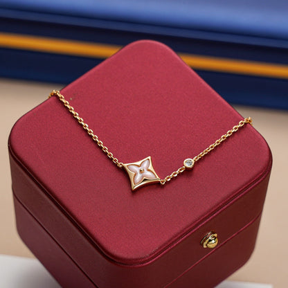 [Luxe Jewelry]STAR 1 DIAMOND PINK GOLD BRACELET