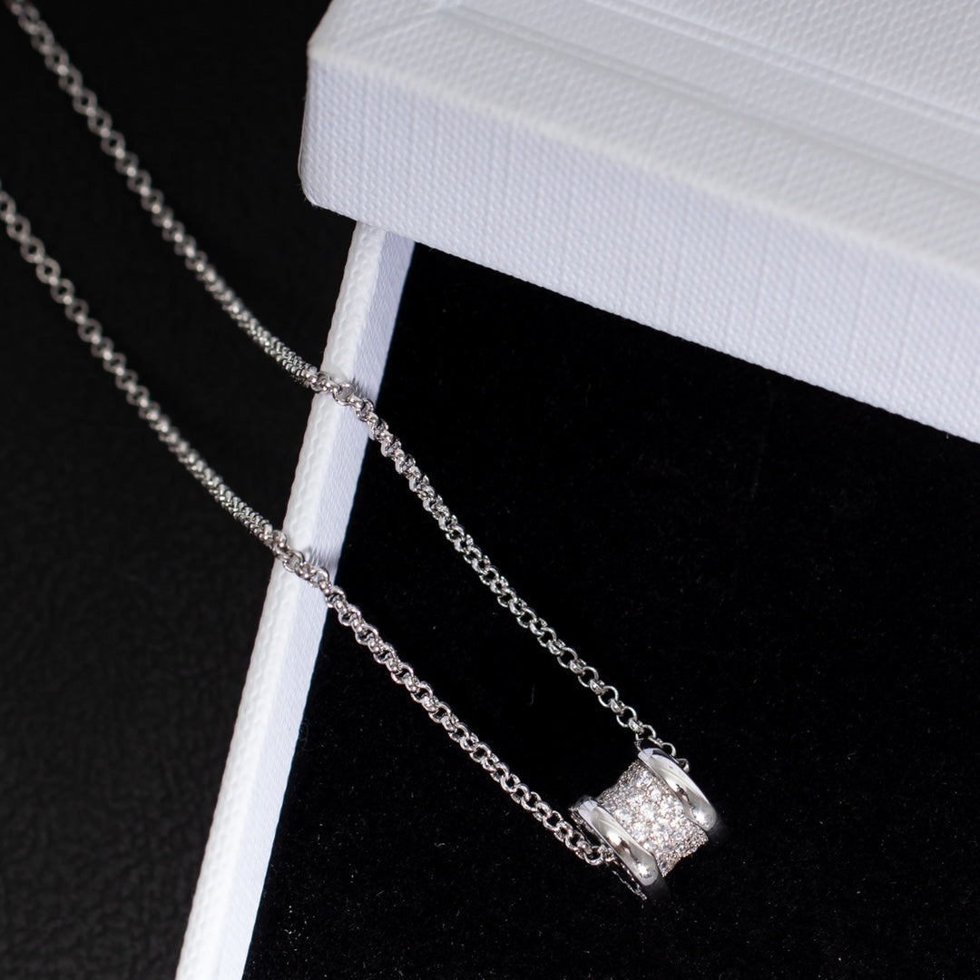 [Luxe Jewelry]ZERO 1 SILVER DIAMOND NECKLACE