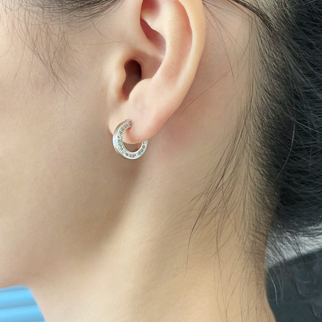 [Luxe Jewelry]LOVE DIAMOND EARRINGS