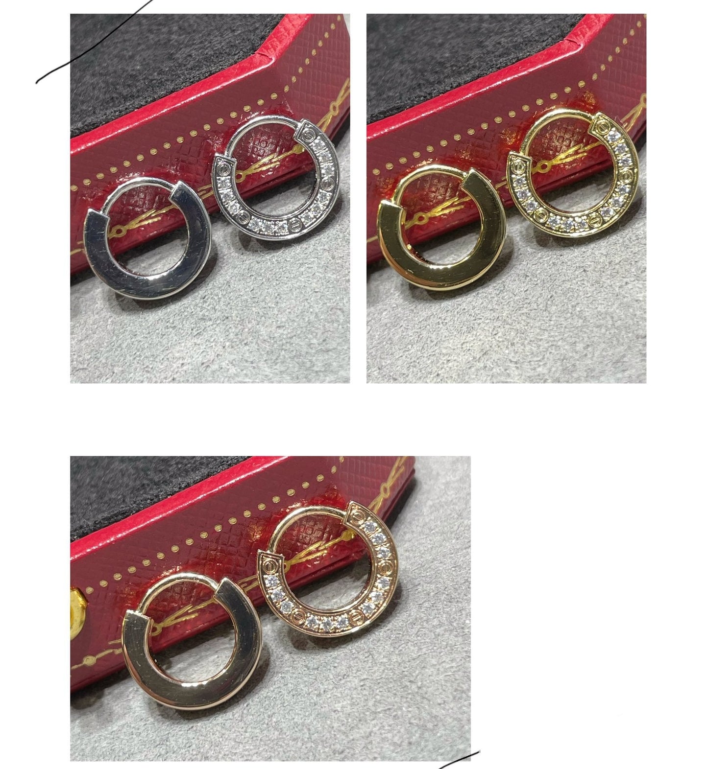 [Luxe Jewelry]LOVE DIAMOND EARRINGS