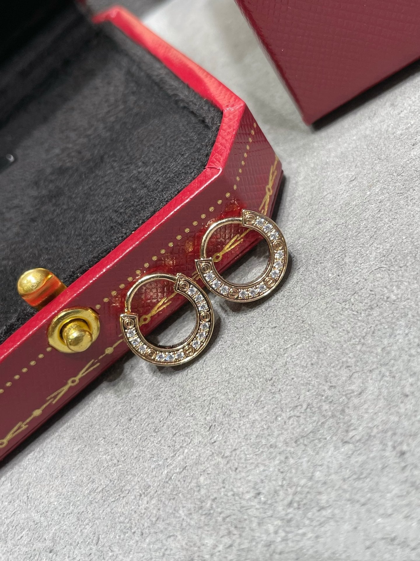 [Luxe Jewelry]LOVE DIAMOND EARRINGS