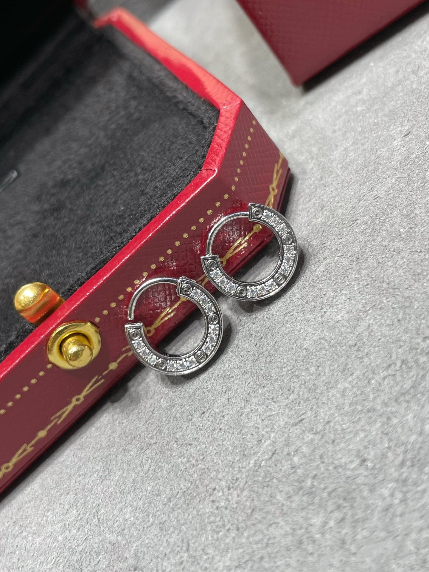 [Luxe Jewelry]LOVE DIAMOND EARRINGS