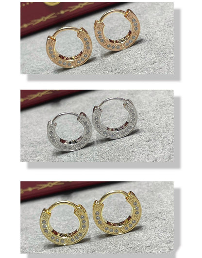 [Luxe Jewelry]LOVE DIAMOND EARRINGS