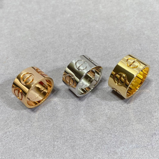 [Luxe Jewelry]LOVE 11MM LARGE RING