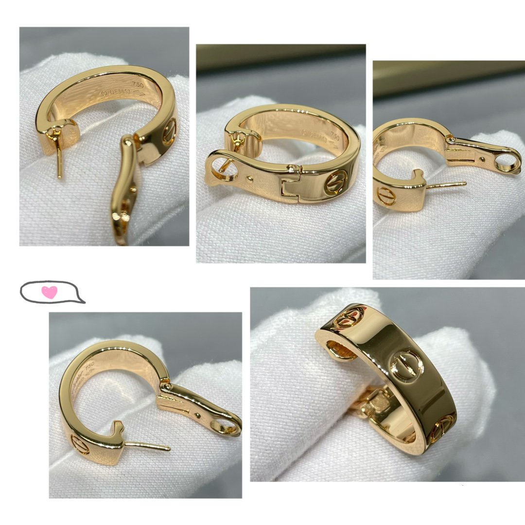 [Luxe Jewelry]LOVE 5.5MM EARRINGS