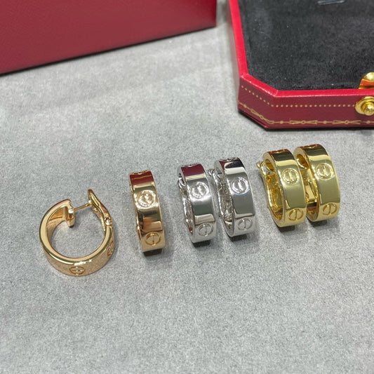 [Luxe Jewelry]LOVE 5.5MM EARRINGS