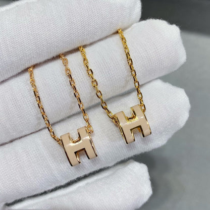 [Luxe Jewelry]MINI POP H NECKLACE