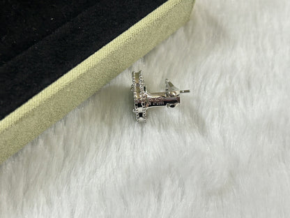 [Luxe Jewelry]CLOVER PIETERSITE MEDIUM STUD EARRINGS