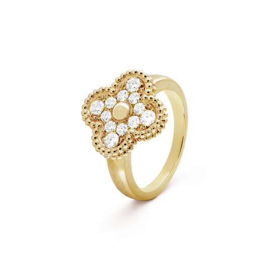 [Luxe Jewelry]CLOVER DIAMOND RING