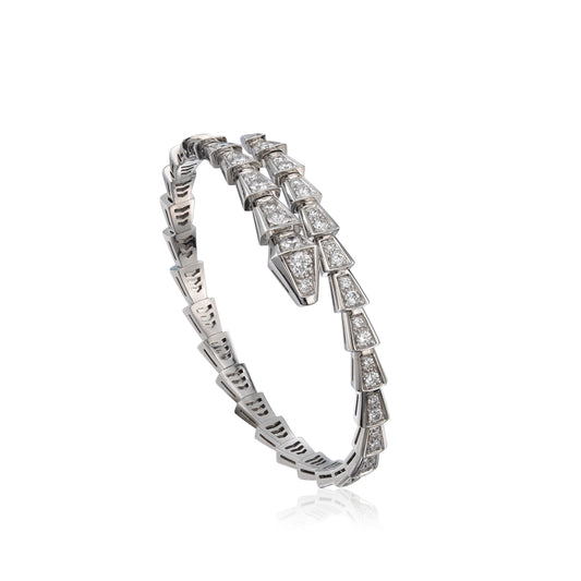 [Luxe Jewelry]SERPENTI BRACELET 6MM SILVER DIAMOND