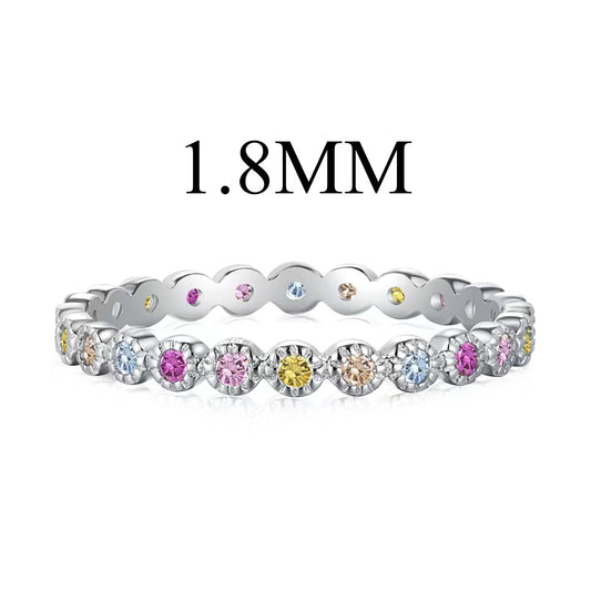 [Luxe Jewelry]Unique Scintillating Round Cut Daily Ring