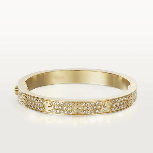 [Luxe Jewelry]LOVE BRACELET 6.1MM DIAMOND-PAVED