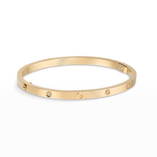 [Luxe Jewelry]LOVE BRACELET 3.65MM 6 DIAMONDS