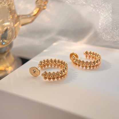 [Luxe Jewelry]CLASH SMALL HOOP EARRINGS
