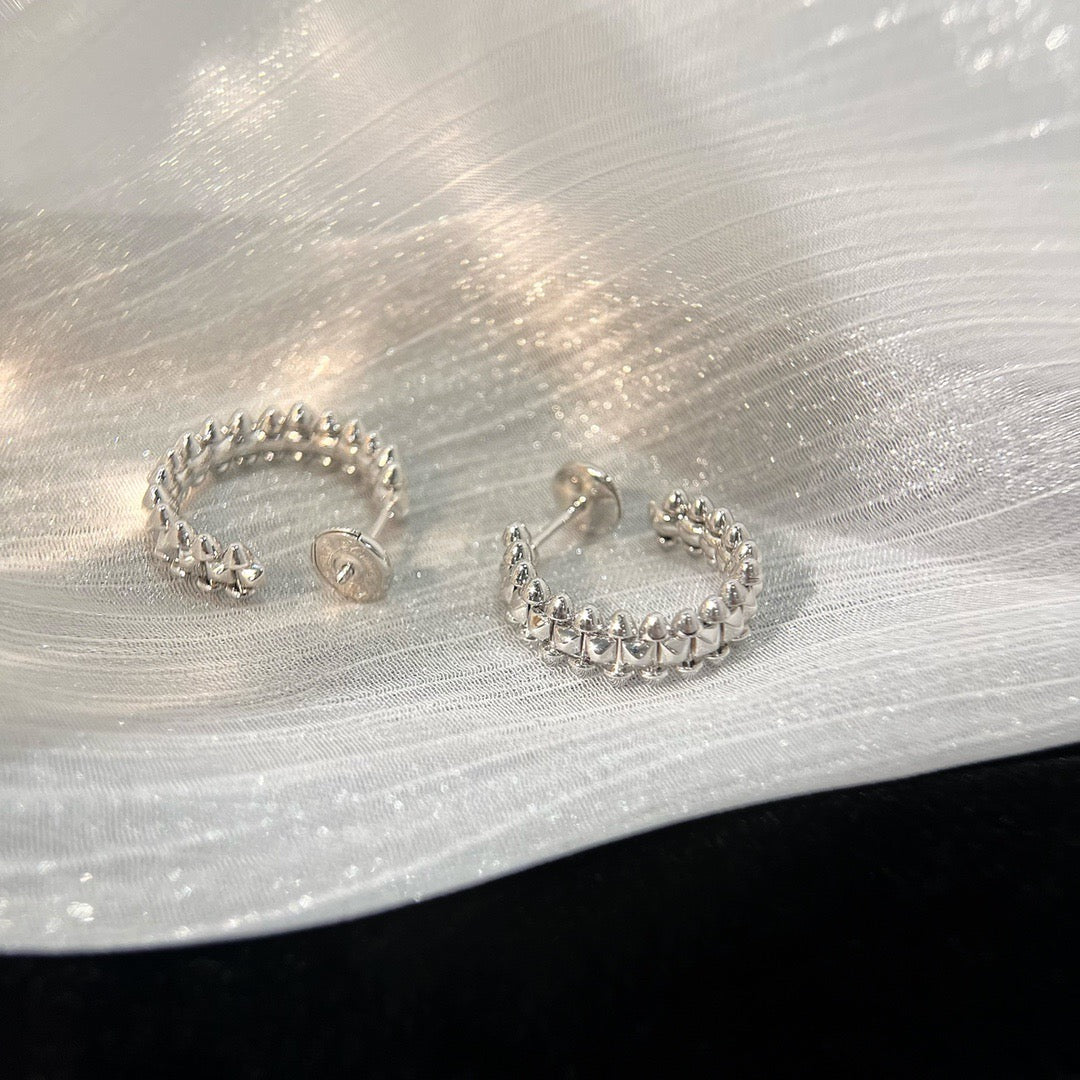 [Luxe Jewelry]CLASH SMALL HOOP EARRINGS