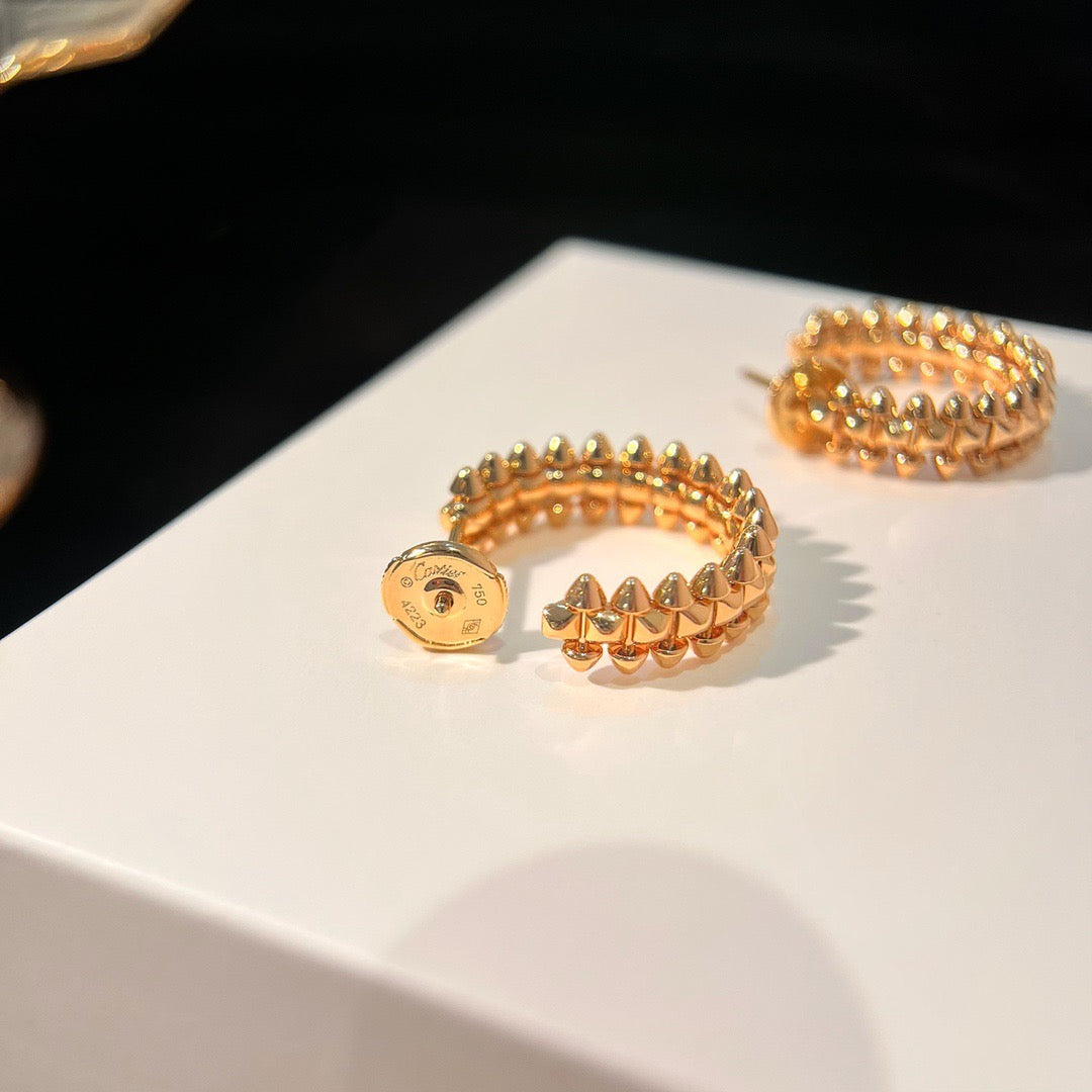 [Luxe Jewelry]CLASH SMALL HOOP EARRINGS