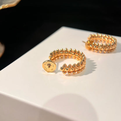 [Luxe Jewelry]CLASH SMALL HOOP EARRINGS