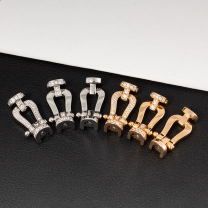[Luxe Jewelry]FORCE LARGE HORSESHOE NO DIAMOND BRACELET SILVER