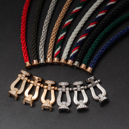 [Luxe Jewelry]FORCE LARGE HORSESHOE NO DIAMOND BRACELET SILVER