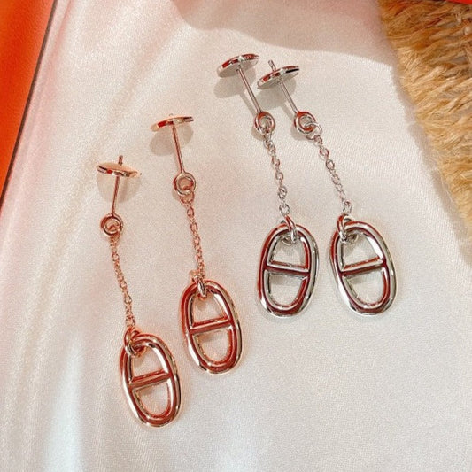 [Luxe Jewelry]CHAINE TASSEL EARRINGS