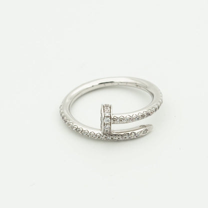 [Luxe Jewelry]JUSTE RING 1.8MM SILVER DIAMONDS