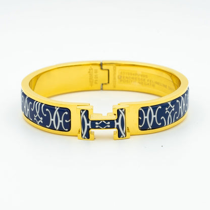 [Luxe Jewelry]H BRACELET BLACK MULTICOLOR