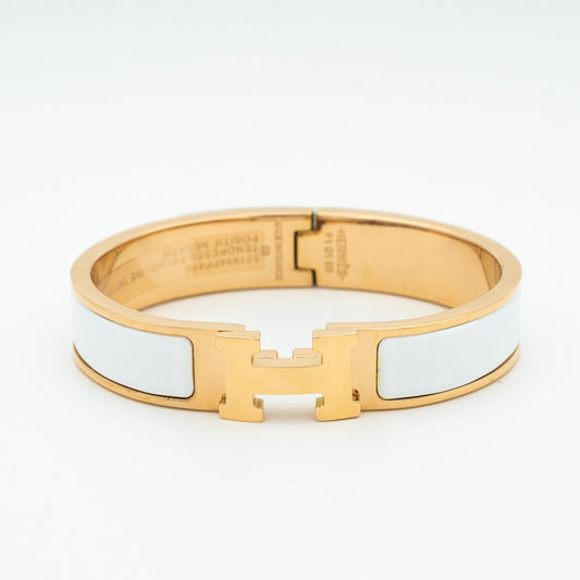 [Luxe Jewelry]H WHITE BRACELET