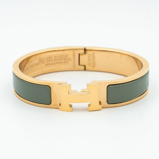 [Luxe Jewelry]H BRACELET BLUE GREEN 12MM