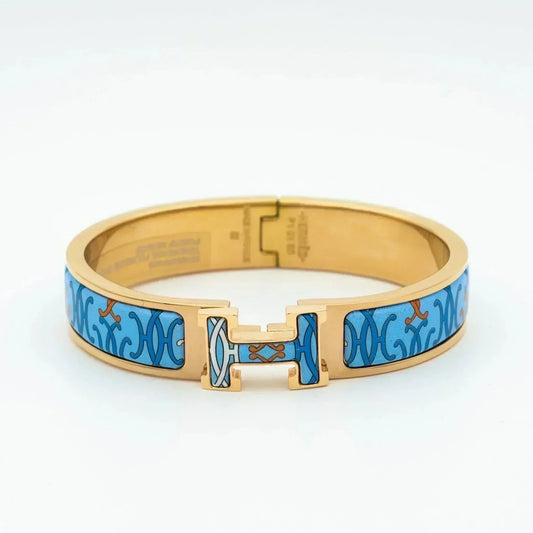 [Luxe Jewelry]H BRACELET BLUE MULTICOLOR