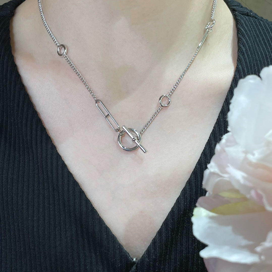 [Luxe Jewelry]HM STERLING CHAINE D'ANCRE HEART