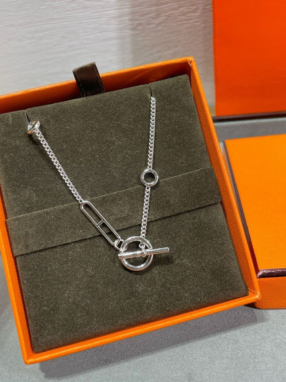 [Luxe Jewelry]HM STERLING CHAINE D'ANCRE HEART