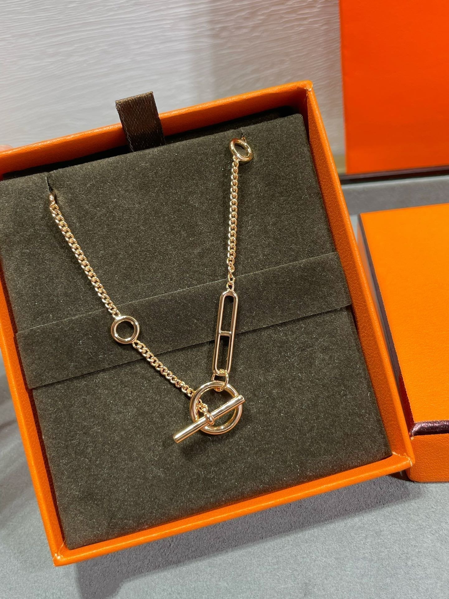 [Luxe Jewelry]HM STERLING CHAINE D'ANCRE HEART