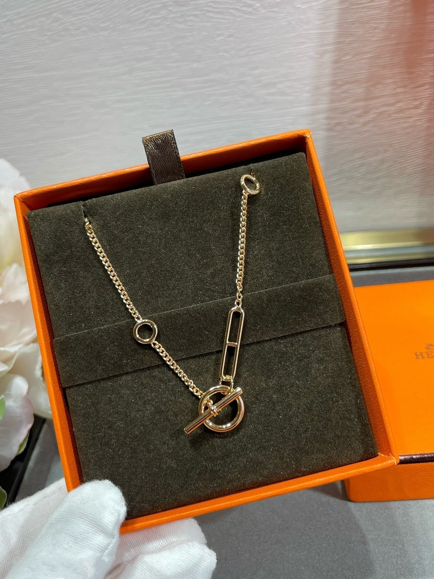 [Luxe Jewelry]HM STERLING CHAINE D'ANCRE HEART