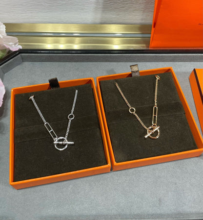 [Luxe Jewelry]HM STERLING CHAINE D'ANCRE HEART