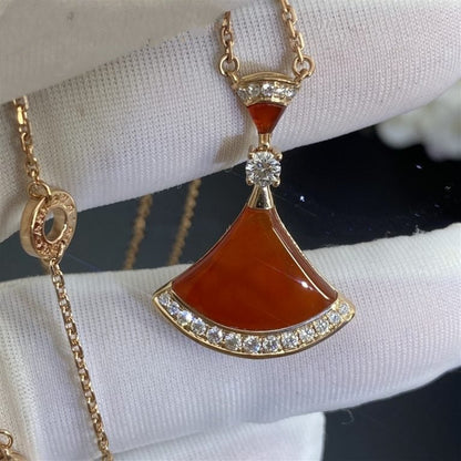 [Luxe Jewelry]DREAM NECKLACE CARNELIAN DIAMOND