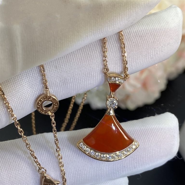 [Luxe Jewelry]DREAM NECKLACE CARNELIAN DIAMOND