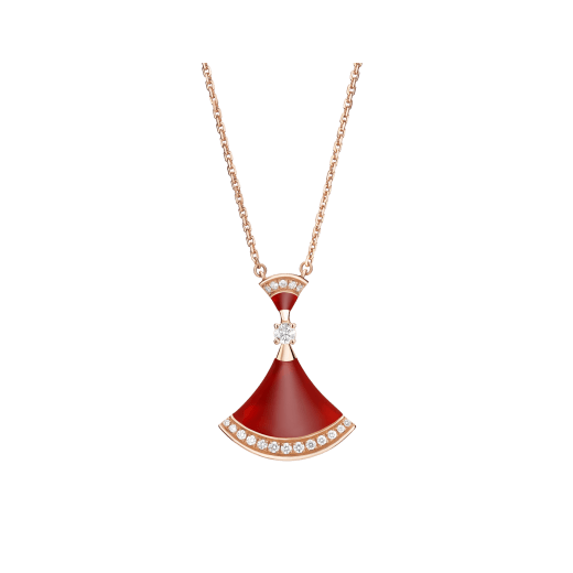 [Luxe Jewelry]DREAM NECKLACE CARNELIAN DIAMOND