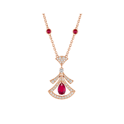 [Luxe Jewelry]DREAM NECKLACE CARNELIAN DIAMOND PINK GOLD