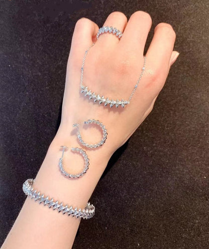 [Luxe Jewelry]CLASH SILVER BRACELET
