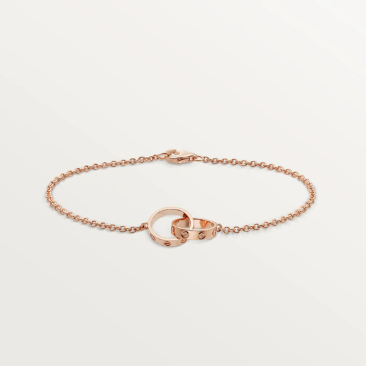 [Luxe Jewelry]LOVE BRACELET DOUBLE RING